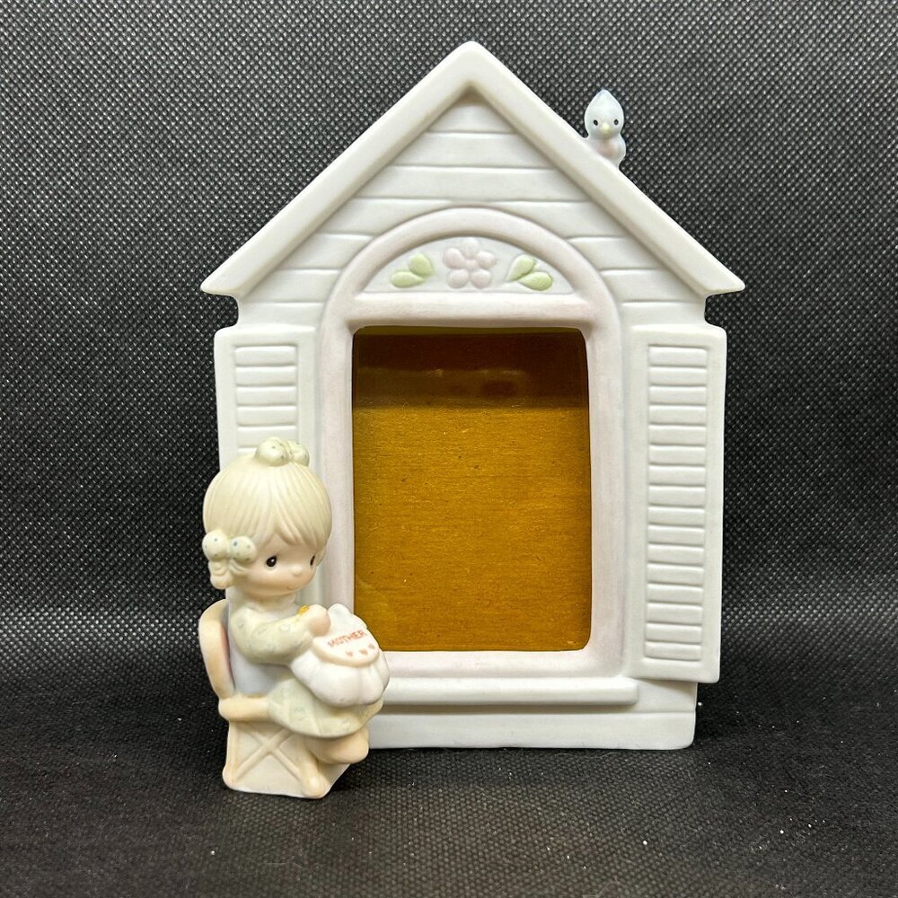 PRECIOUS Moments “Mother So Dear” photo frame figurine